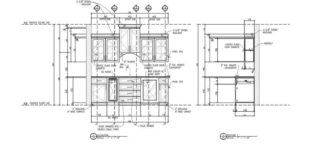 Millwork Shop Drawings